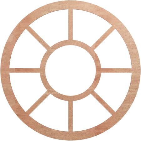 Ekena Millwork Grace Wood Fretwork Pierced Ceiling Medallion, Cherry, 34"OD x 12 3/8"ID x 1/4"T CMWP34X0250GRCH